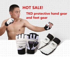 Taekwondo Protectors Training Match Hands Foot Hand Gear Feet Guard+Gloves