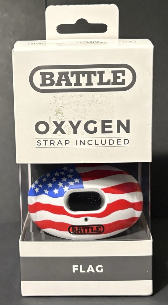 Battle Sports Limited Edition Oxygen Lip Protector Mouthguard – USA Flag