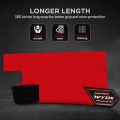 Handwraps Boxing Kickboxing Muay Thai MMA wraps bandages 180 inch Cotton PAIR