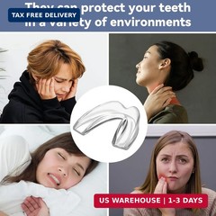 Protector de dientes bucal dental para bruxismo los nervios rechinar apretar 8pc