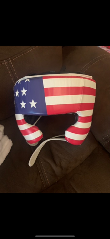 ringside headgear usa competition headgear red white and blue small