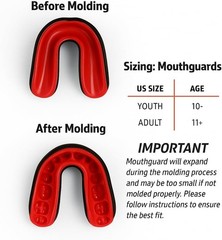 Challenger Red/Black Mouthguard – Protection for MMA & Combat Sports