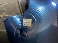 LIGHTNING by ProForce Lightning Boxing/Martial Arts Chest Guard XL Black/Blue