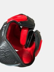 Combat Corner MMA Muay Thai Headguard Xl & Shin Guards L/ Xl & 12 oz. L/Xl Glv