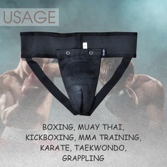 FADI MMA Groin Guard Cup Protector Boxing Muay Thai Kids Adults Protective Gear