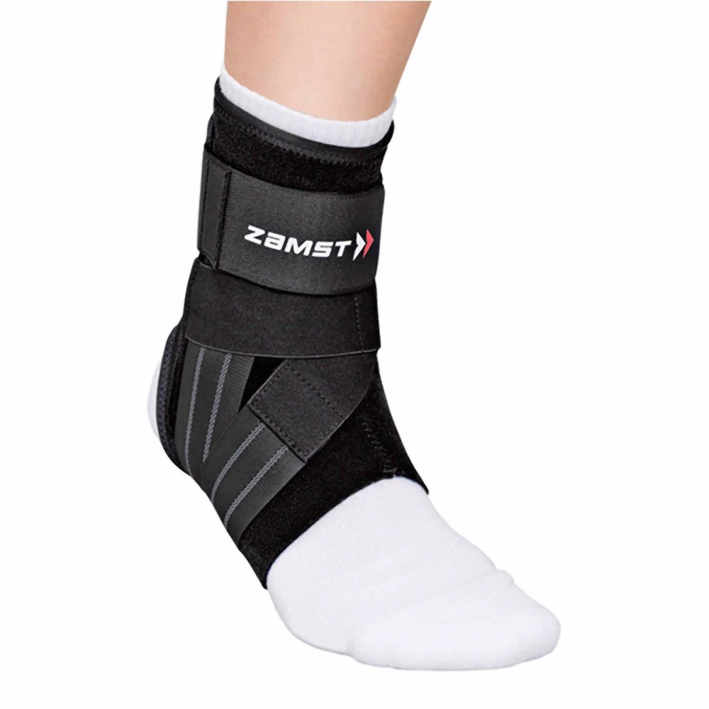Zamst A1 Ankle Brace Left Small Black Three Way Straps Moderate Sprain Grade II