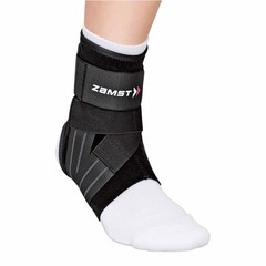 Zamst A1 Ankle Brace Left Small Black Three Way Straps Moderate Sprain Grade II