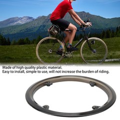 ♡ Black Bicycle Sprocket Protective Cover With 4 Holes Plastic Bike Chainwheel