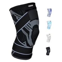 BJJ Knee Brace Grappling – Compression Knee Pad for Jiu Jitsu, Medium 1 Black