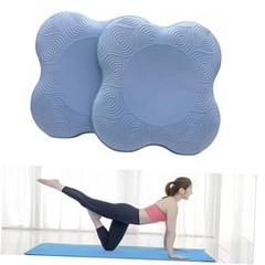 Yoga Knee Guards (Set of 2) – Male and Female Yoga Props and Accessories Blue
