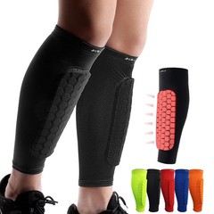 HiRui Soccer Shin Guards Pads for Kids Youth Adult, Calf X-Small, Black