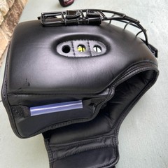 Ringside Large Boxing Martial Arts MMA Helmet Head Gear Face Shield Metal Grill