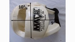White Macho Adult  Head Gear M/L  – Mixed Martial Arts, Boxing, Tae Kwon Do etc.