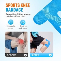 Kinesiology Tape for Knees,Knee Support&Stability,Knee Pain Relief Athletic Tape