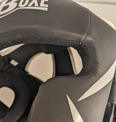 Badboxe Boxing Headgear Muay Thai MMA Sparring Headgear Black L/XL