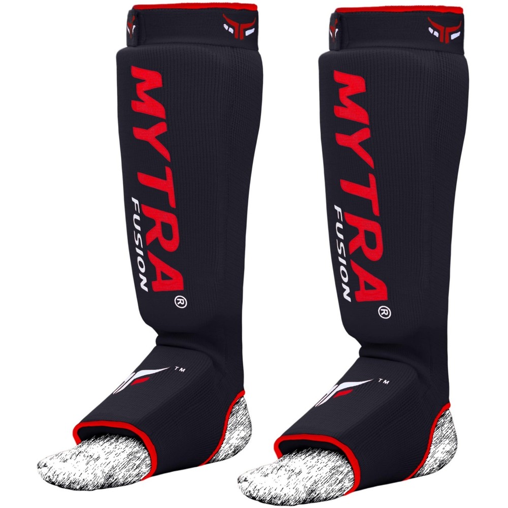 MYTRA Boxing Shin Instep Guard Sparring Training Kickboxing Shin Pads Protector