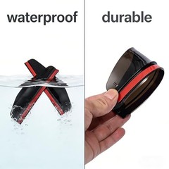 2 PCS Car Rearview Rain Eyebrow, Side Mirror Rain Guard,Car Rain Protector