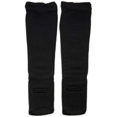 Combat Sports Washable MMA Elastic Cloth Shin and Instep Padded Guards, XL
