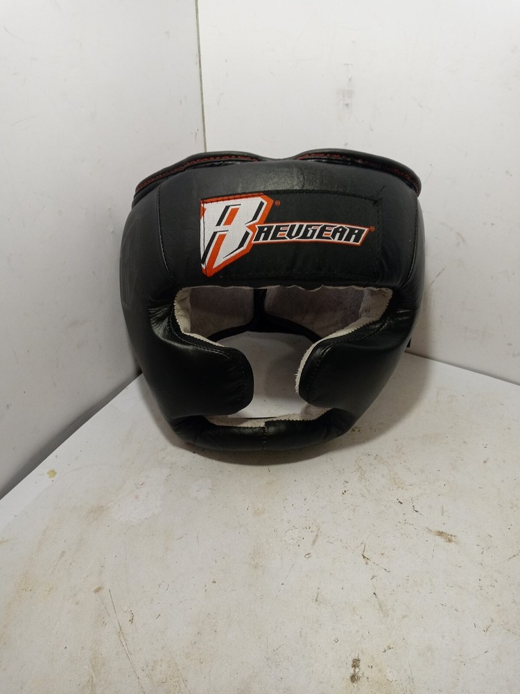RevGear Boxing MMA Training Headgear with Cheek and Chin Protector — Size Large