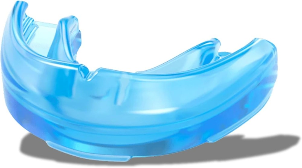 Shock Doctor Braces Mouth Guard Youth Blue Sports Orthodontic Teeth Protection
