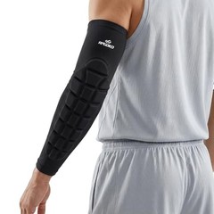 Padded Elbow Forearm Sleeves 2 Pack Compression Crashproof Arm Pads Small