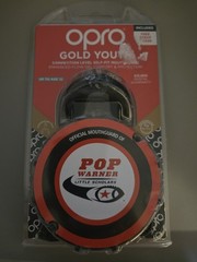 Opro Gold Youth Mouthguard Sports Dental Protection Pop Warner/Football/MMA- NEW