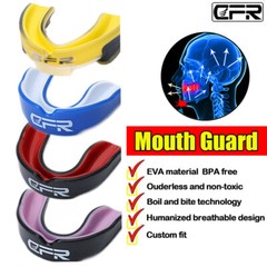 CFR Adults Boxing Mouth Guard MMA Sports Teeth Protector Mouthpiece With Case