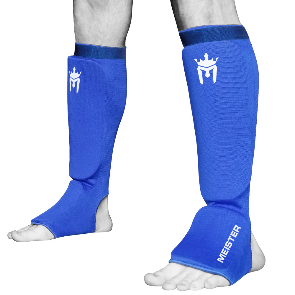 MEISTER ELASTIC CLOTH SHIN & INSTEP GUARDS – BL Muay Thai MMA Taekwondo Leg Pads