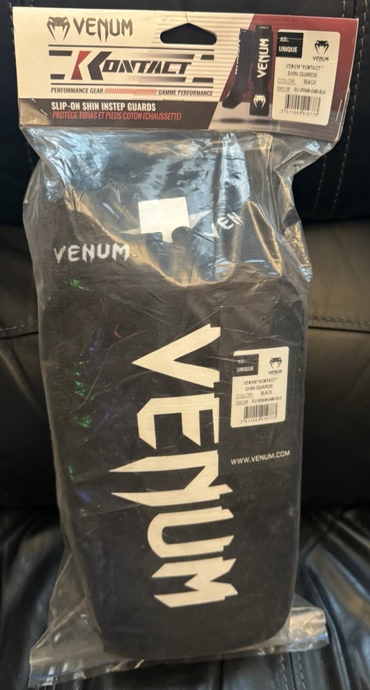 Venum Kontact Slip-On MMA Shin and Instep Guards Brand New Never Opened