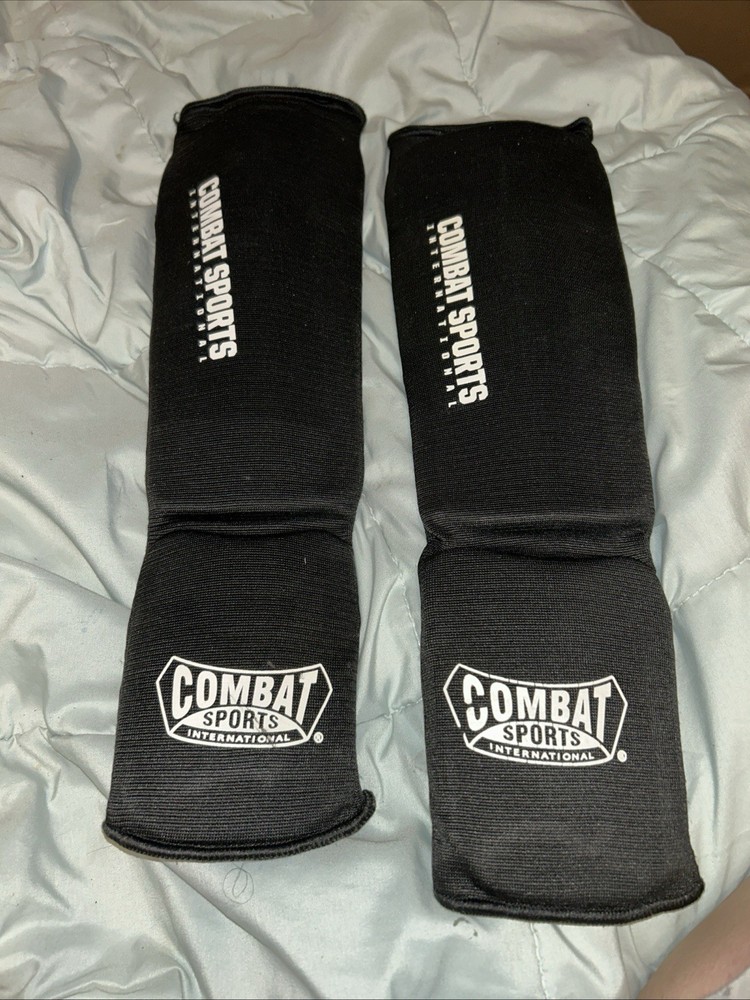 Combat Sports Washable MMA Shin – Instep Padded Guards, workout, kick.