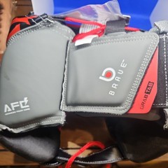 Brave Century S/M Open Face Headgear Red Black NEW (SH)