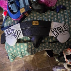 Everlast 1910 Men’s Boxing Groin Protector Hook & Loop Black/White Size XL