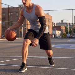 Padded Elbow Forearm Sleeves 2 Pack Compression Crashproof Arm Pads Small