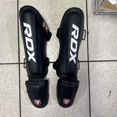 RDX SGR T1 MMA Giant Inside Shin Instep Guards Black SIZE 152-170cm MEDIUM