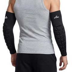 Padded Elbow Forearm Sleeves 2 Pack Compression Crashproof Arm Pads Small