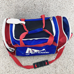 ATA Black Belt Academy 22″ Equipment Duffle Bag Blue Red Taekwondo Karate MMA