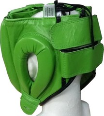 Green Cleto Reyes Boxing Full Face Headgear Head guard Sparring Made In MEXICO