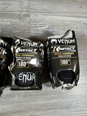 Venum Kontact Boxing Handwraps 180″ Elastic Cotton New 4 Packs READ