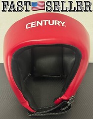 Century Brave Open-Faced Headgear Advanced Foam Core, Small/Medium – Red
