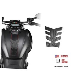 | Motorcycle Center Tank Pad Protector | Universal Fit | Vertebrae | Icon Black
