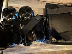 ProForce Sparring Gear Set Head Hands Shin Foot Guards Karate Tkd Pads 7 Piece
