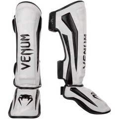 Venum Elite Protective MMA Shin Instep Guards – White/Camo