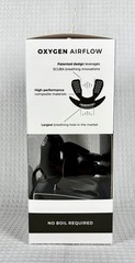 Battle Oxygen Lip Protector Mouthguard w/ Connected Strap – Football & Sports