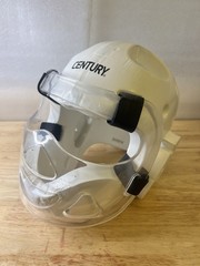 Century Sparring Headgear Helmet w/ Face Shield Guard Karate TKD Youth NEW