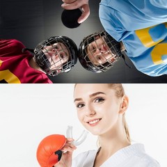 ProDental Sports Mouth Guard – 2 Pack Made in USA, Custom Fit Transparent