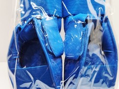 PUNOK WKF APPROVED SHIN INSTEP SHIN GUARDS BLUE SIZE LARGE