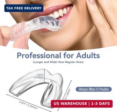 Protector de dientes bucal dental para bruxismo los nervios rechinar apretar 8pc