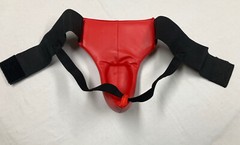 NEW Pro Impact Boxing MMA Groin Abdominal Protector Red Size XL