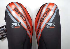 Brand New BADBOY THAI SHIN GUARDS – Pro Series Advanced – Red/Black – Size LXL