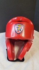 Century Martial Arts Sparring Headgear Red Adult M/L Karate Tae Kwon Do